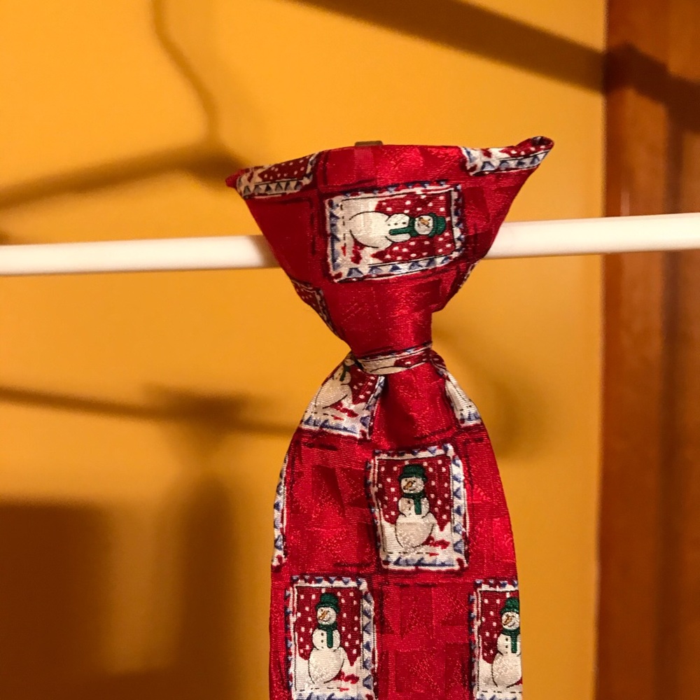 Child’s Snowman Christmas Tie